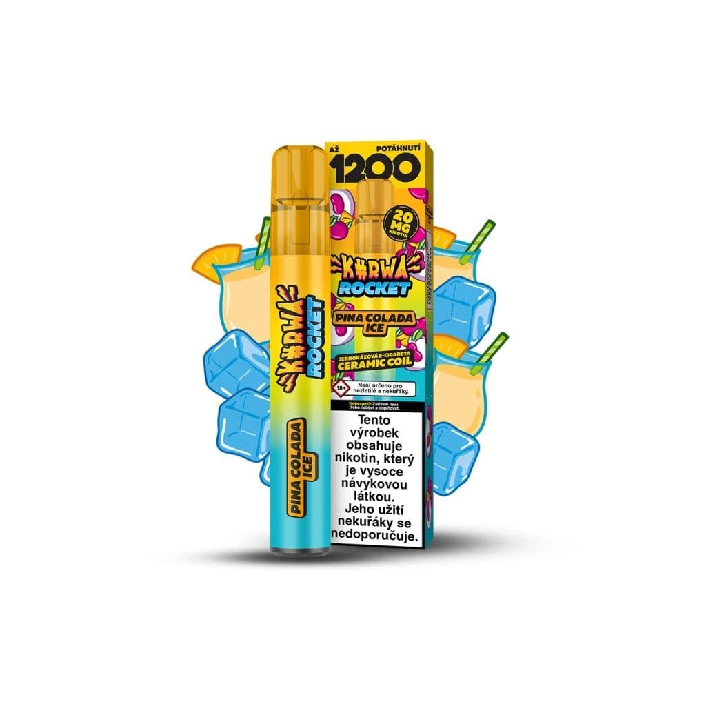 KURWA ROCKET Pina Colada Ice
