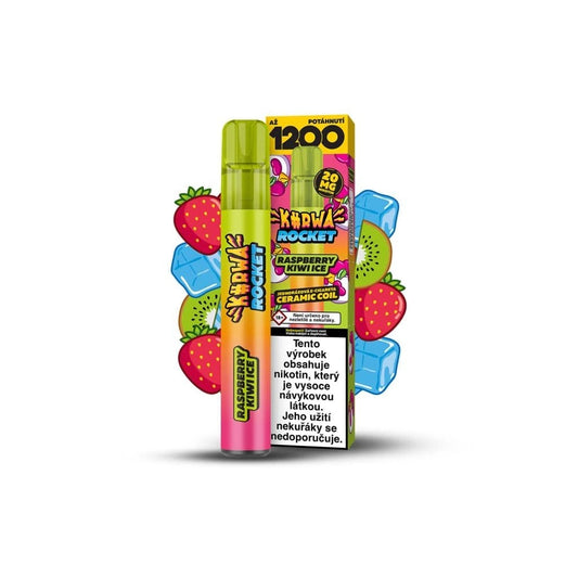 KURWA ROCKET Raspberry Kiwi Ice