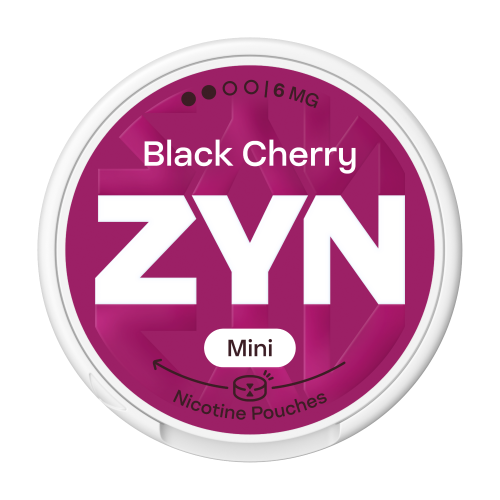 Nikotínové sáčky ZYN Mini Black Cherry s příchutí Sladká černá třešeň, síla 6mg nikotinu na sáček