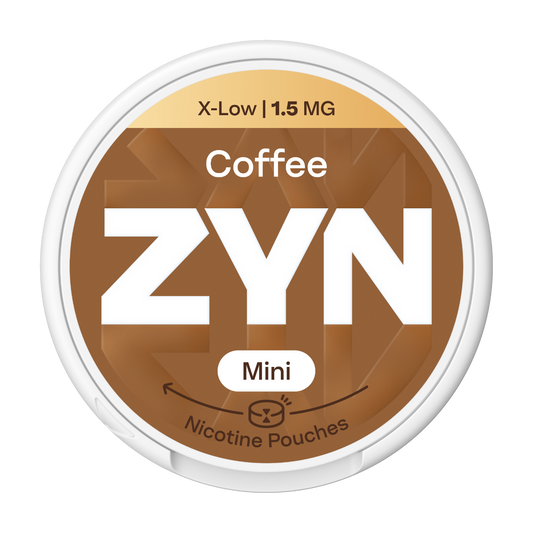 Nikotínové sáčky ZYN Mini Coffee s příchutí Kávy, síla 1,5mg nikotinu na sáček