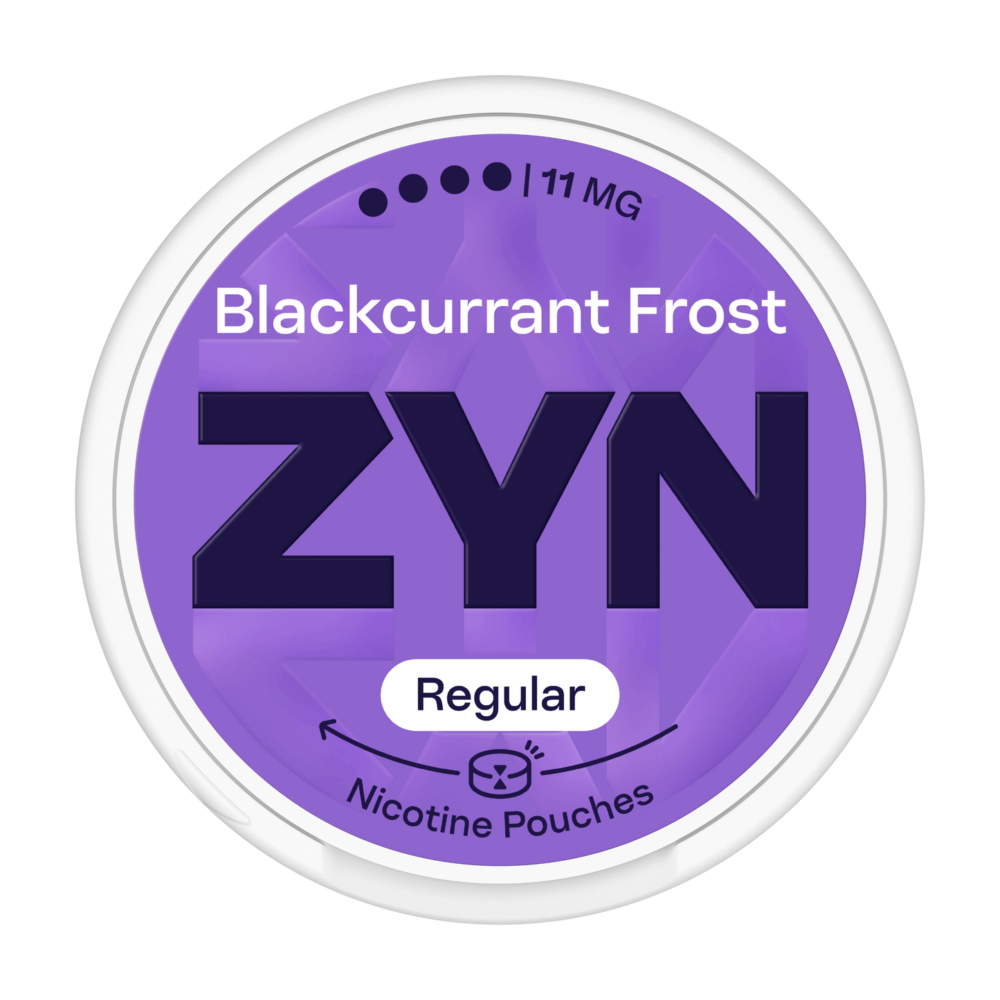 Nikotínové sáčky ZYN Regular Blackcurrant Frost s příchutí Černý rybíz s lesním ovocem a Mentolem, síla 11mg nikotinu na sáček