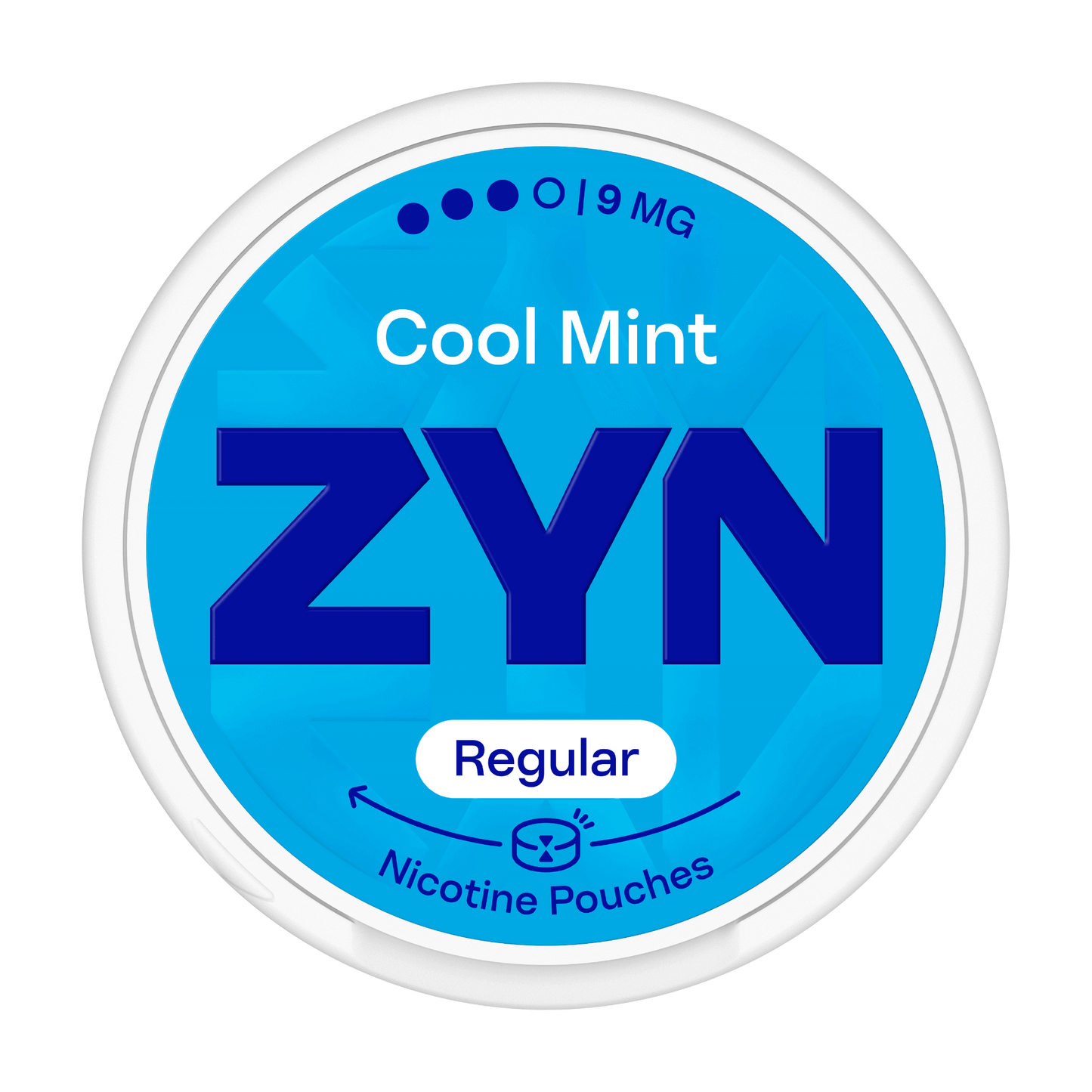 Nikotínové sáčky ZYN Regular Cool Mint s příchutí Svěží máta peprná, síla 9mg nikotinu na sáček