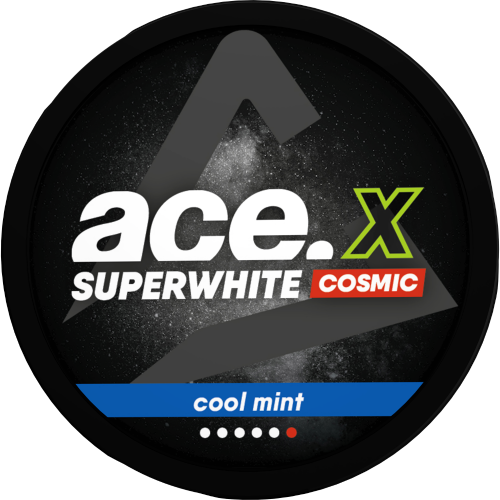 Nikotinové sáčky ACE Cool Mint X Cosmic 11,5 mg nikotinu, máta, slim formát