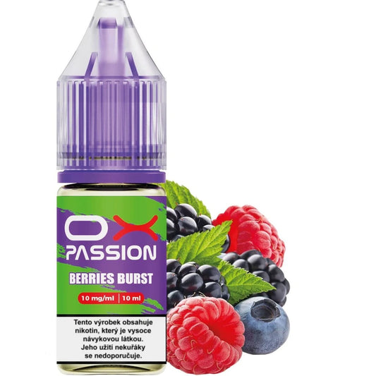 Berries Burst od OXVA OX Passion Salts – ovocný e-liquid z lesních plodů s intenzivní chutí pro MTL vaping a POD systémy