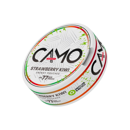 CAMO Energy Strawberry Kiwi kofeinové sáčky s chutí jahod a kiwi