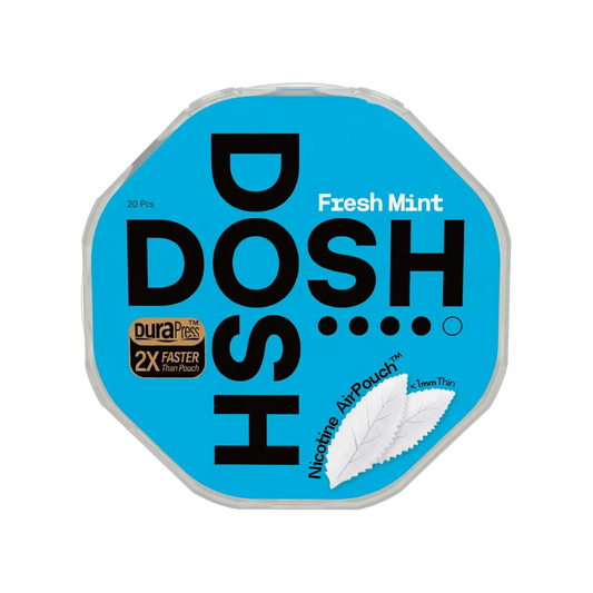 DOSH Fresh Mint 7,5 mg – mentolové nikotinové sáčky 20 ks