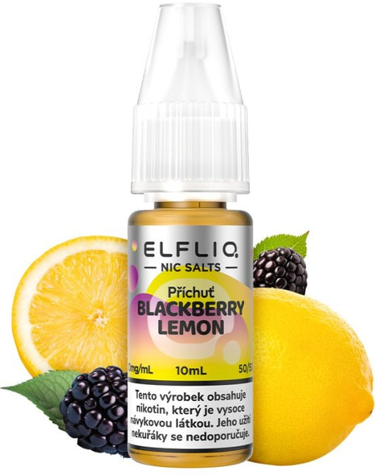 ELFLIQ Blackberry Lemon 10 ml s kombinací sladkých ostružin a svěžího citronu