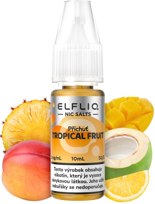 ELFLIQ Tropical Fruit 10 ml s bohatou směsí tropického ovoce