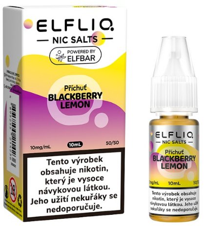 ELFLIQ Blackberry Lemon od Elf Bar – e-liquid s příchutí ostružin a citronu