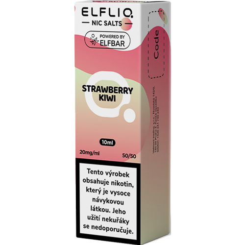 ELFLIQ Strawberry Kiwi e-liquid 10ml s chutí jahody a kiwi