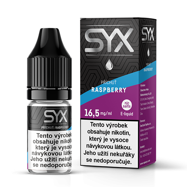 SYX Salt Raspberry (Blue Razz) 10 ml s nikotinovou solí 16,5 mg – příchuť modré maliny