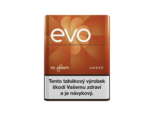 Evo for Ploom Amber, tabákové náplně pro Ploom heat not burn nahříváni, krabička