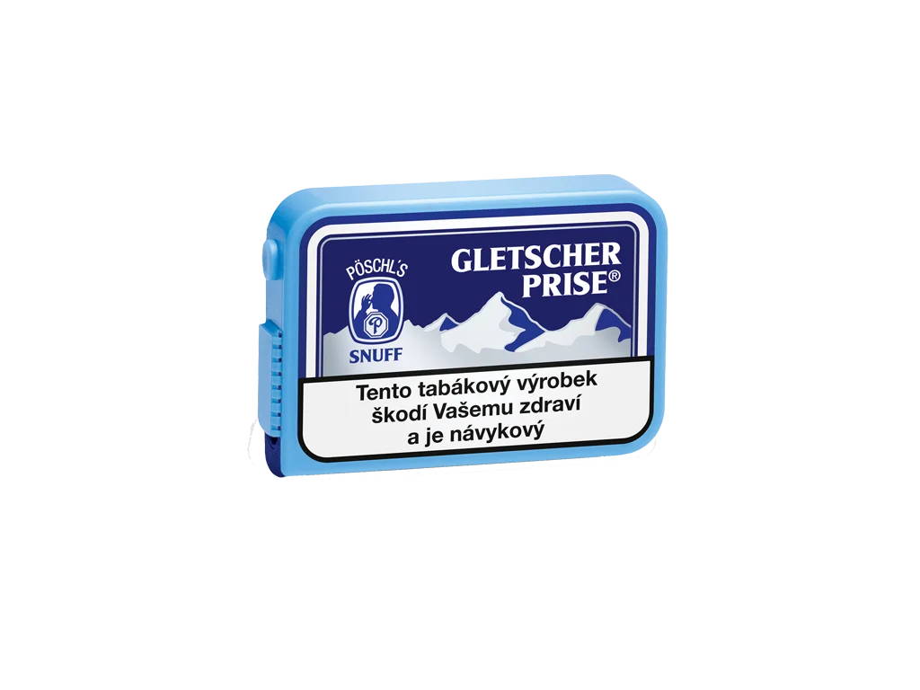 Gletscher Prise šňupací tabák 10 g od Pöschl Tabak s mentolem a svěžím aroma Columbia Oil