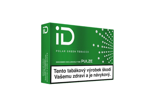 iD Polar Green Tobacco – kvalitní tabáková směs s příjemným chladivým efektem pro zařízení Pulze
