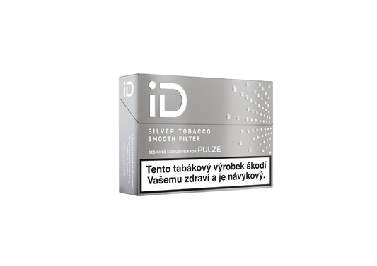 iD Silver Tobacco – zahřívané tabákové náplně s jemnou chutí a technologií Smooth Filter pro zařízení Pulze