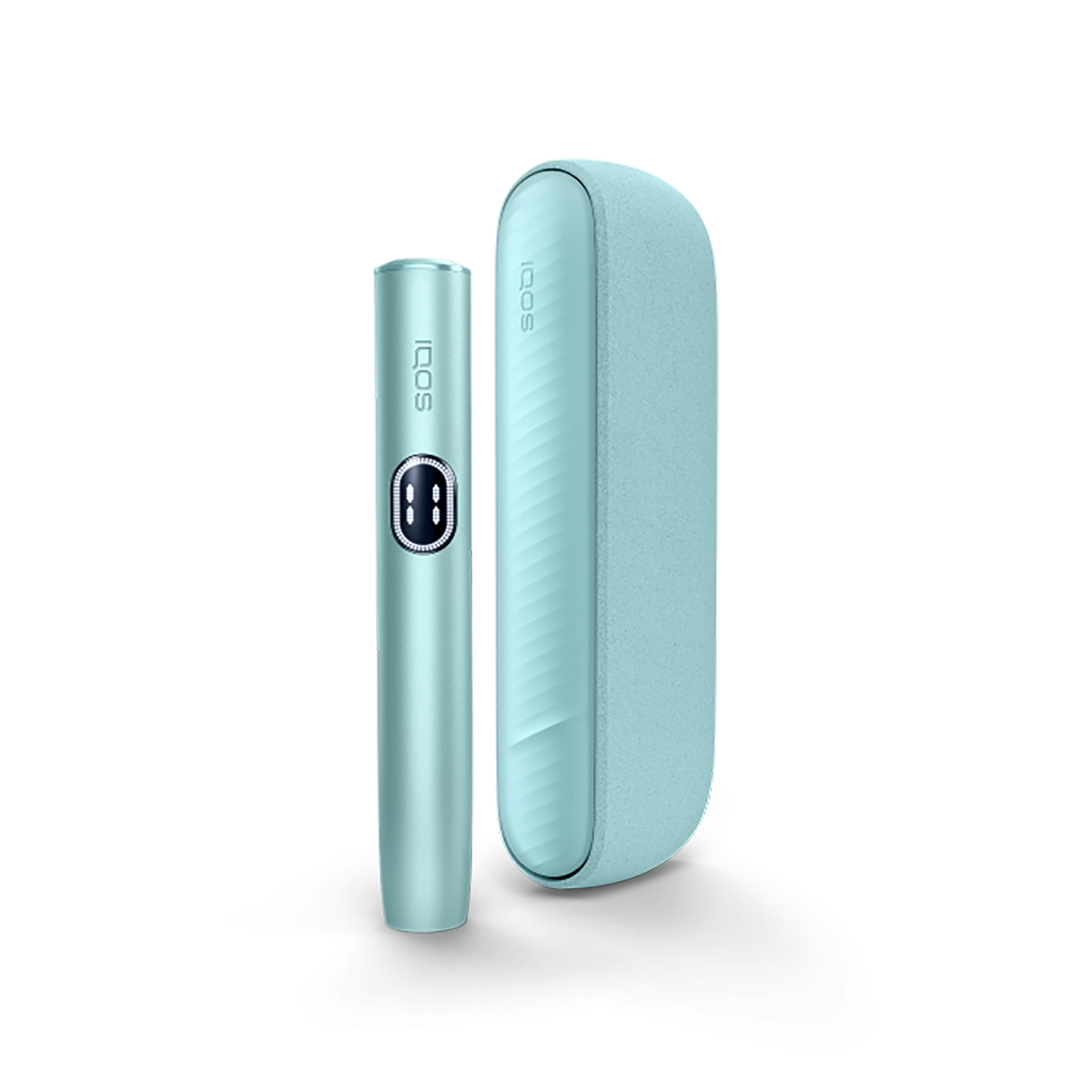 IQOS ILUMA i Breeze Blue – světle modrý nahřívač s kapesní nabíječkou a technologií SMARTCORE