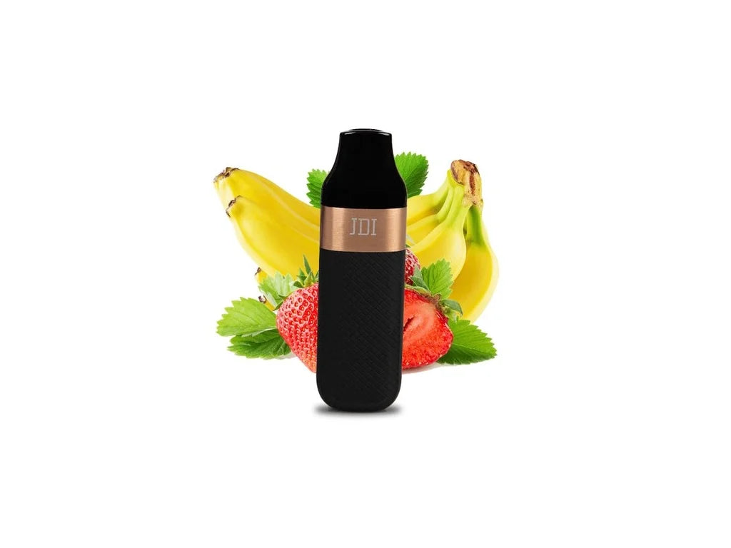 Jednorázová e-cigareta JDI MARCH Strawberry Banana s příchutí jahod a banánu, náplní 2 ml a výdrží až 900 potahů