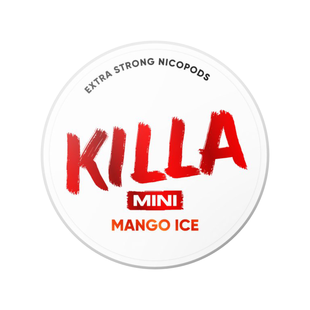 Killa Mini Mango Ice – nikotinové sáčky v mini formátu s mangem a ledovým mentolovým efektem
