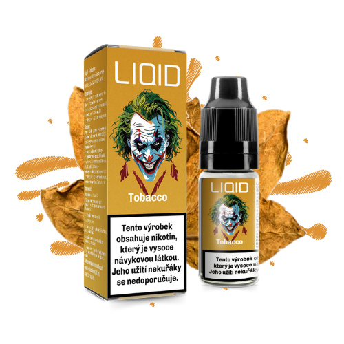 LIO LIQUID Salt Tobacco e-liquid 10 ml – autentická tabáková příchuť s jemnými kouřovými a zemitými tóny, vhodný pro MTL i pod systémy