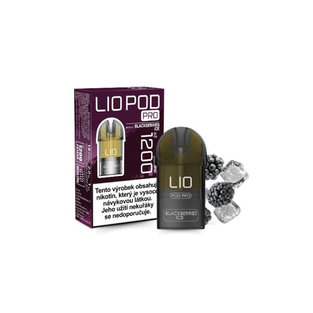 LIO POD PRO Blackberries Ice – předplněný pod s příchutí ostružin a ledového efektu