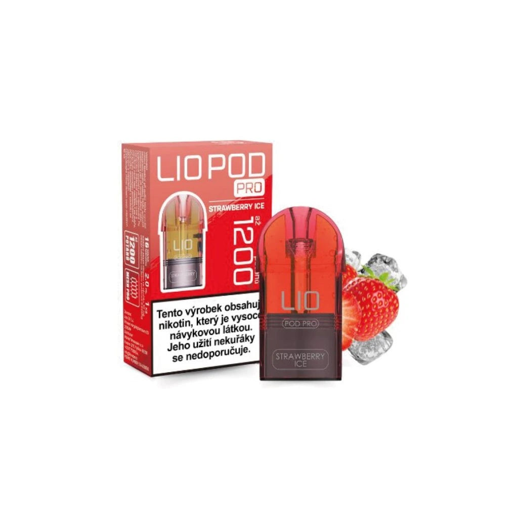 LIO POD PRO Strawberry Ice – předplněný pod s chutí jahod a ledového efektu