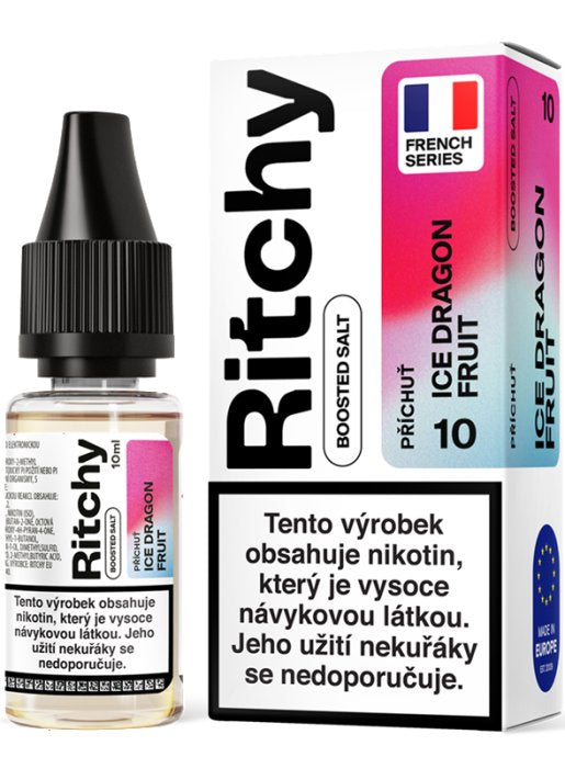 Ritchy Salt Ice Dragon Fruit 10 mg – e-liquid s příchutí dračího ovoce a chladivým efektem