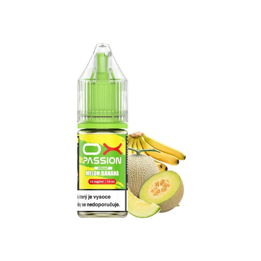 Melon Banana od OXVA OX Passion Salts – ovocný e-liquid s chutí melounu a banánu pro MTL vaping a POD systémy