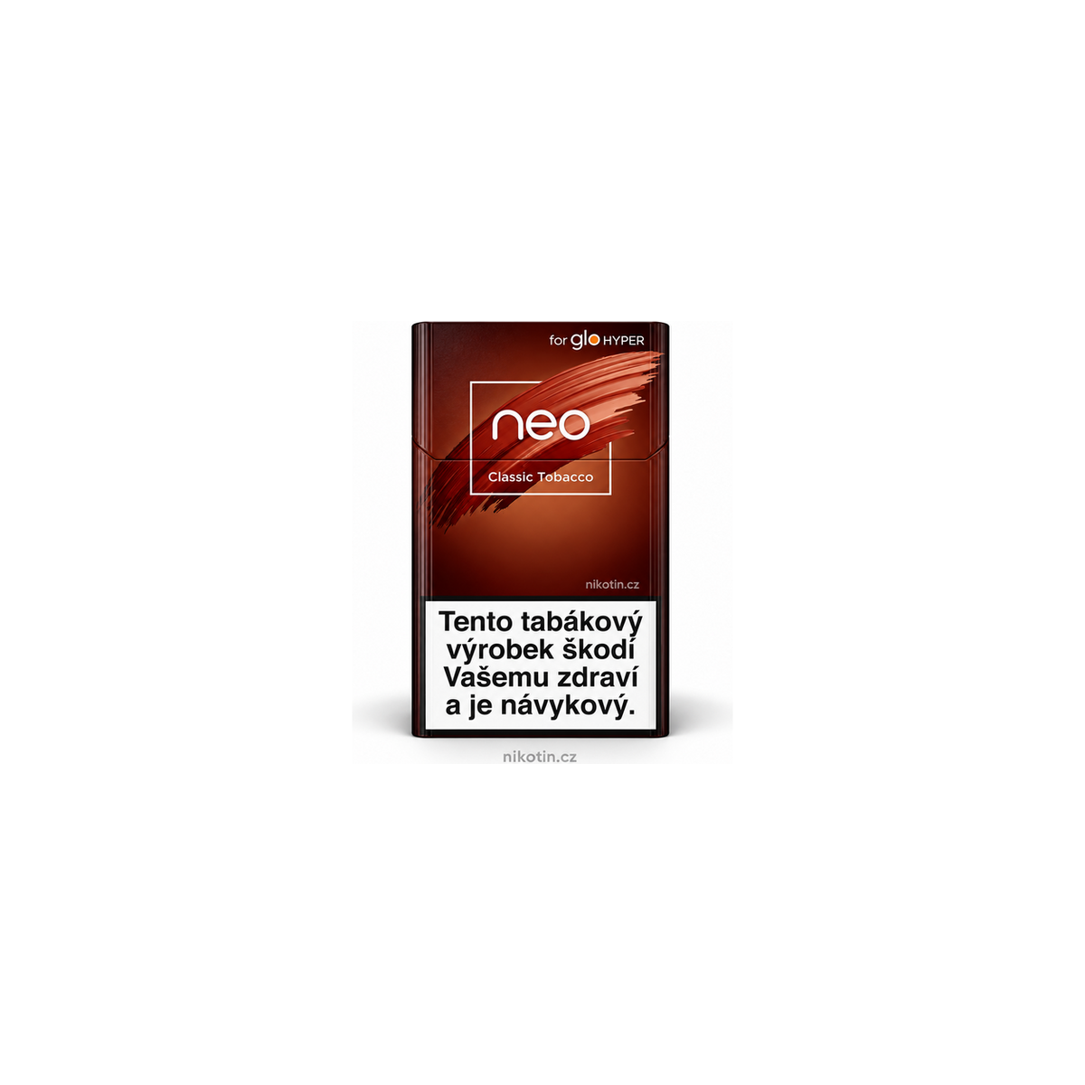 neo Classic Tobacco klasické tabákové náplně pro glo Hyper – krabička s 20 náplněmi pro zahřívání tabáku