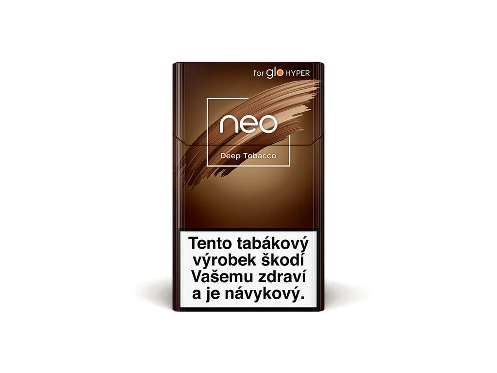 NEO Deep Tobacco krabička – tabákové náplně pro glo s intenzivní a plnou tabákovou chutí