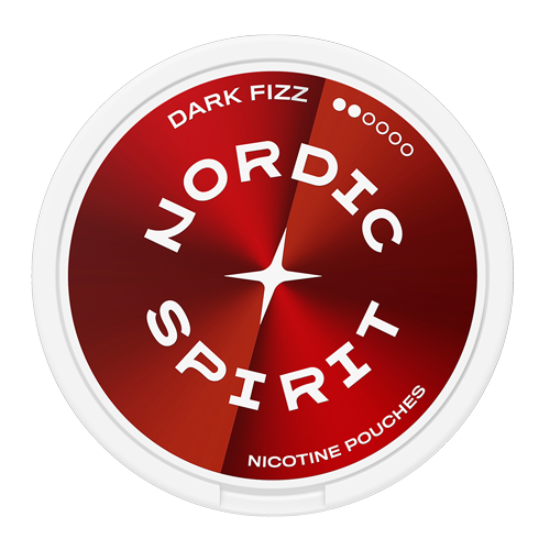 Nordic Spirit Dark Fizz Regular nikotinové sáčky s příchutí skořice, vanilky a citrusů, balení 20 kusů