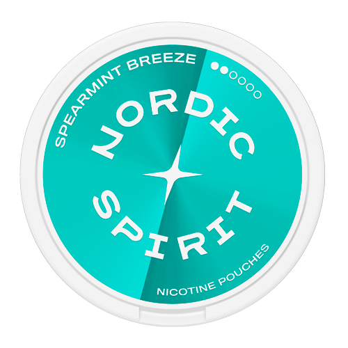 Nordic Spirit Spearmint Breeze Regular nikotinové sáčky s příchutí máty spearmint, slim balení 20 kusů