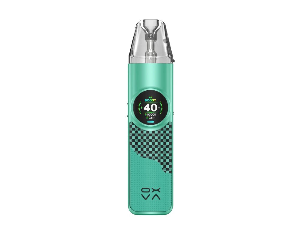 OXVA Nexlim Chequered Green plnitelné e-cigarety set moderní pod systém zelený design
