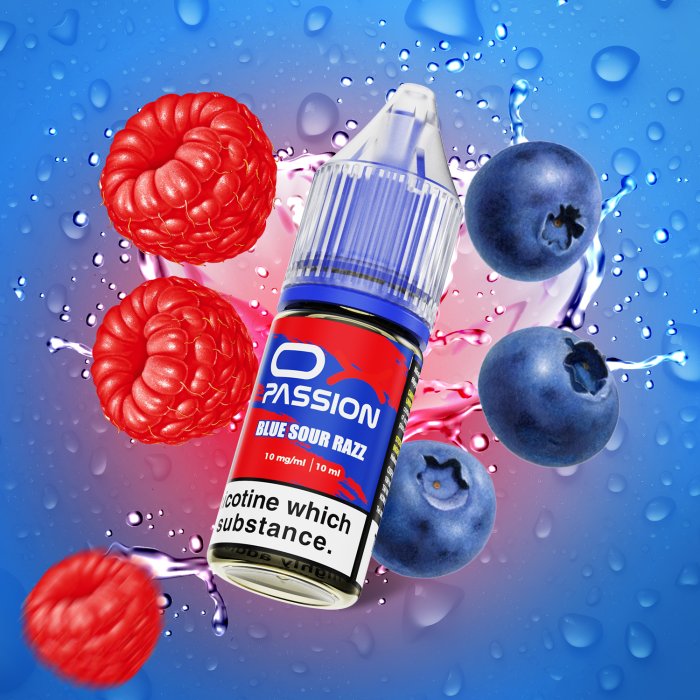 OXVA OX Passion Salts Blue Sour Razz e-liquid 10ml 10mg – sladkokyselá modrá malina s nikotinovou solí pro POD elektronické cigarety