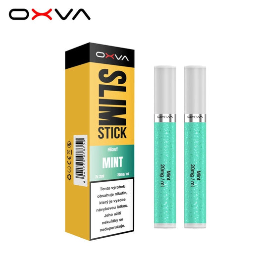 OXVA Slimstick PODs Mint 2 ks – předplněné cartridge pro elektronickou cigaretu OXVA Slimstick s intenzivní mátovou příchutí