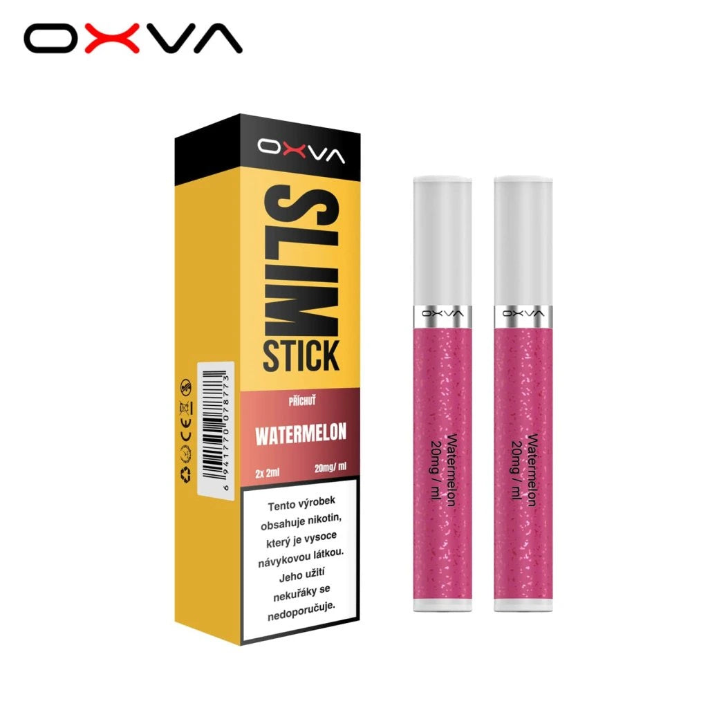 OXVA Slimstick PODs Watermelon 2 ks – předplněné cartridge pro elektronickou cigaretu OXVA Slimstick s příchutí vodního melounu