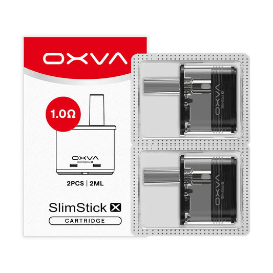 Originální náhradní cartridge OXVA SlimStick X 2 ml s integrovanou mesh žhavicí hlavou 1,0 ohm pro MTL vapování, balení 2 ks.