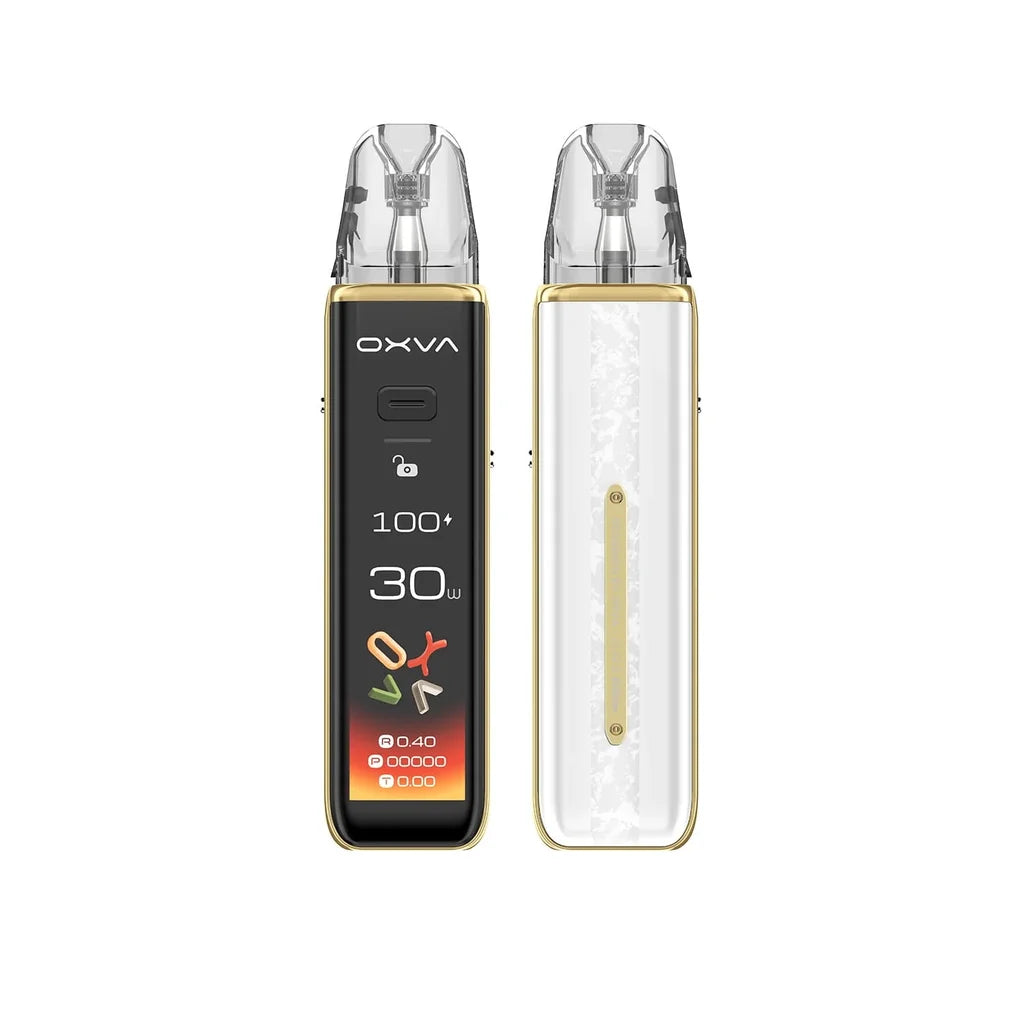 OXVA XLIM 3 Ultra Cloud White elektronická cigareta 1500 mAh s dotykovým displejem