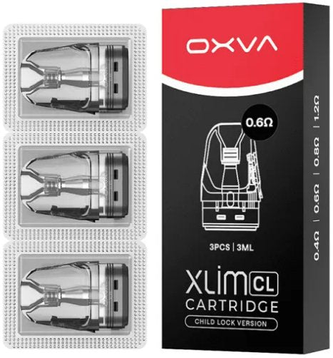 Náhradní cartridge OXVA XLIM V3 Top Fill 3 ks pro pod e-cigarety OXVA XLIM odpor 0,6 ohm