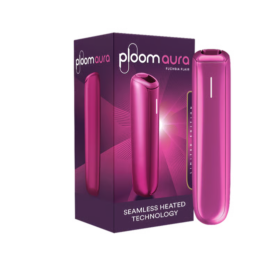 Růžové zařízení Ploom AURA Fuchsia Flair na zahřívaný tabák