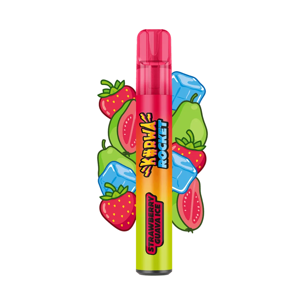KURWA ROCKET Strawberry Guava Ice