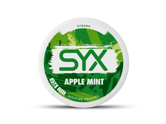 SYX Apple Mint 11,49 mg nikotinové sáčky Slim s příchutí sladkého jablka a chladivé máty