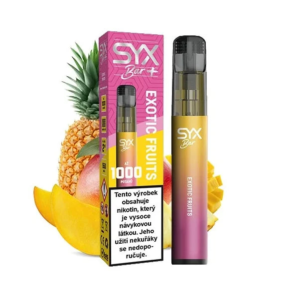 SYX Bar 1000 jednorázová e-cigareta Exotic Fruits exotické ovoce