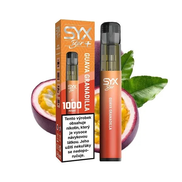 SYX Bar 1000 jednorázová e-cigareta Guava Granadilla guava marakuja
