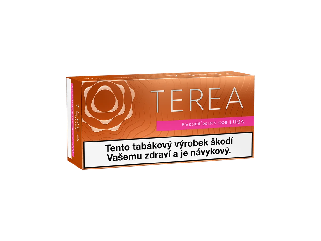 TEREA Amber karton – tabákové náplně pro IQOS ILUMA s jemnou vyváženou tabákovou chutí