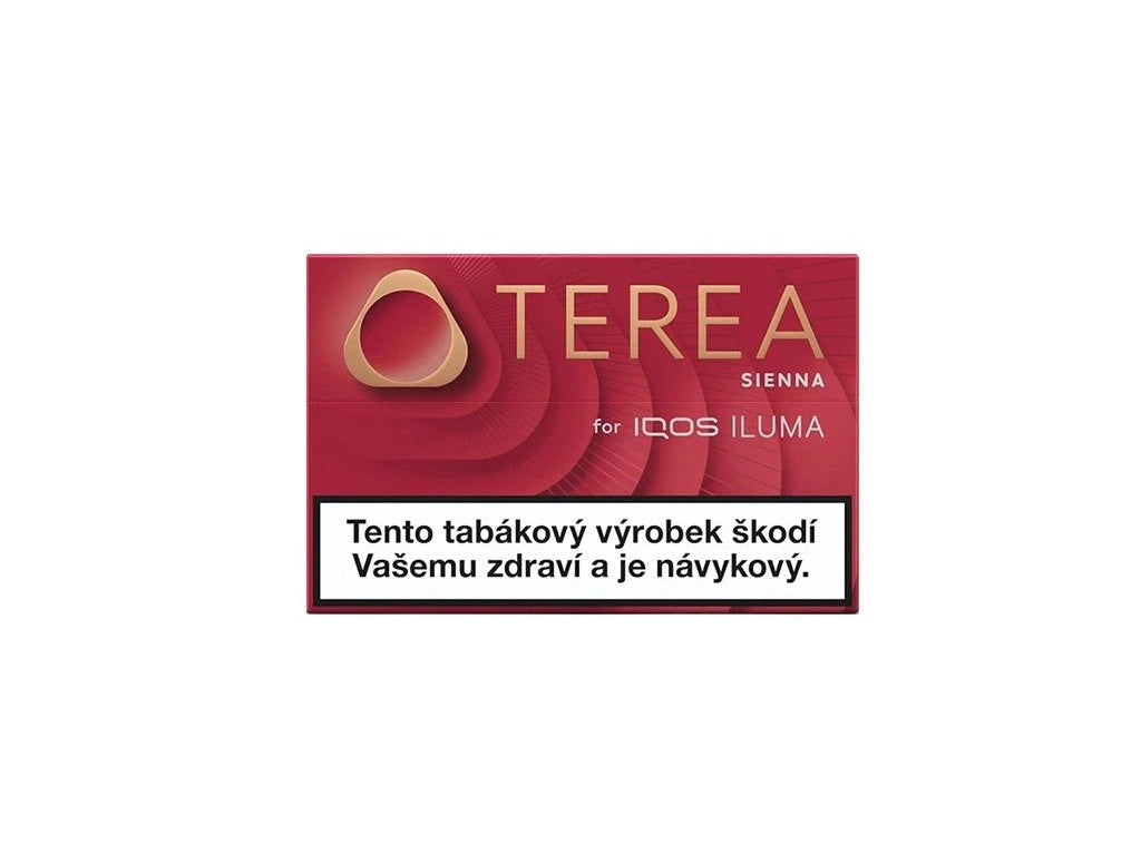 TEREA Sienna krabička – tabákové náplně pro IQOS ILUMA s dřevitými tóny a jemně praženým tabákem