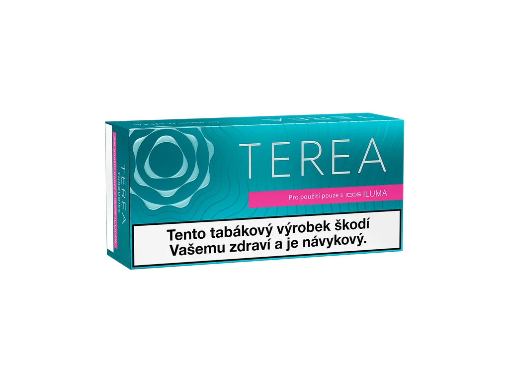 TEREA Turquoise karton – tabákové náplně pro IQOS ILUMA s jemným mentolovým osvěžením