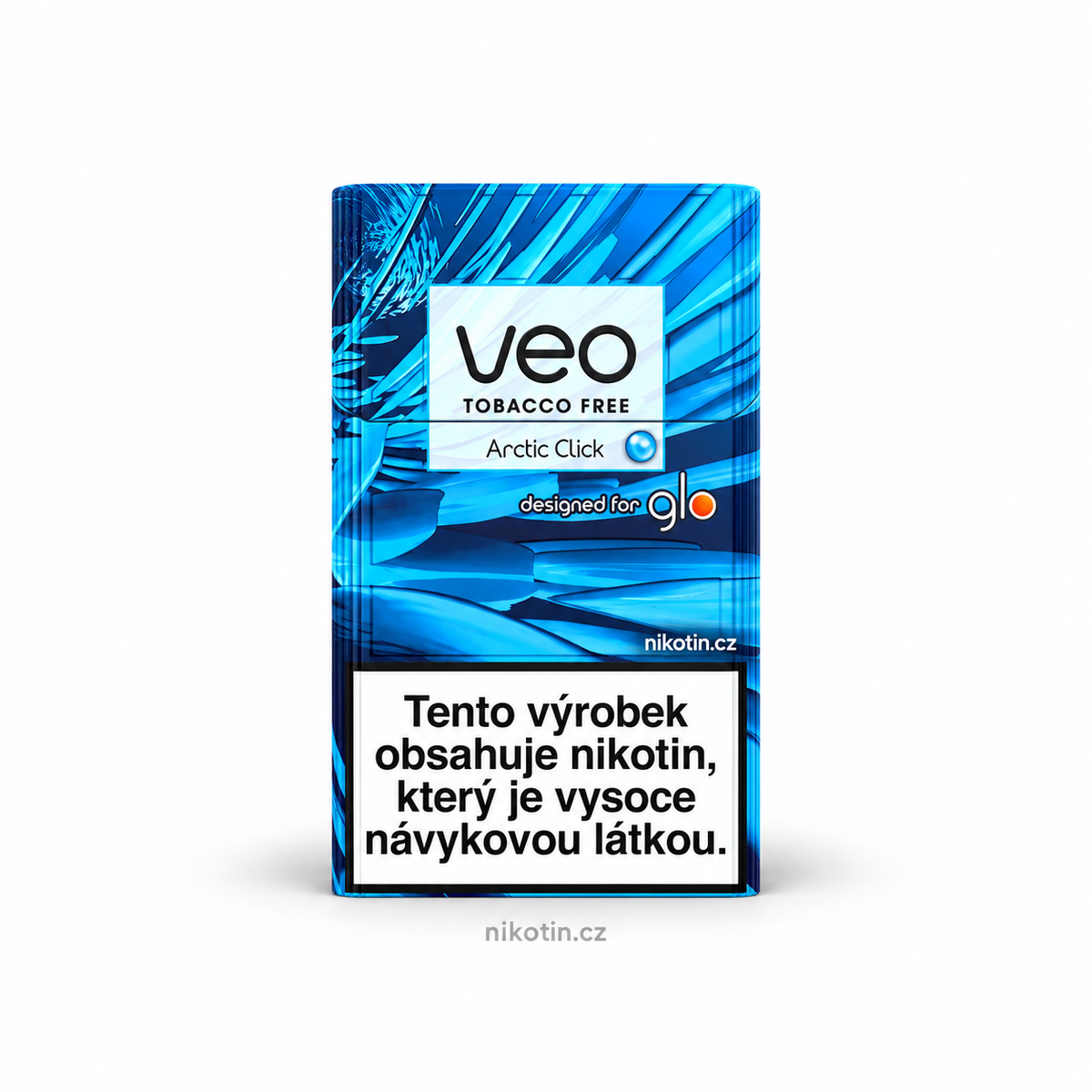 VEO Arctic Click krabička s 20 beztabákovými náplněmi na bázi Rooibos s příchutí jemná máta a intenzivně chladivý spearmint pro glo HYPER