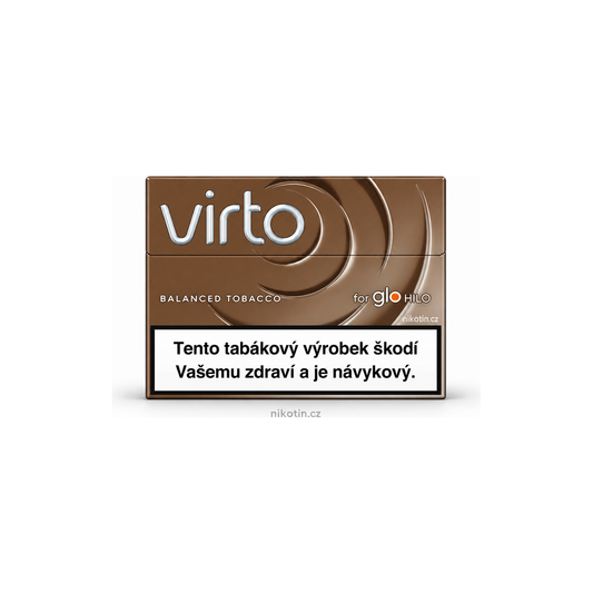 Virto Balanced Tobacco jemné tabákové náplně pro glo HILO – krabička s 20 náplněmi
