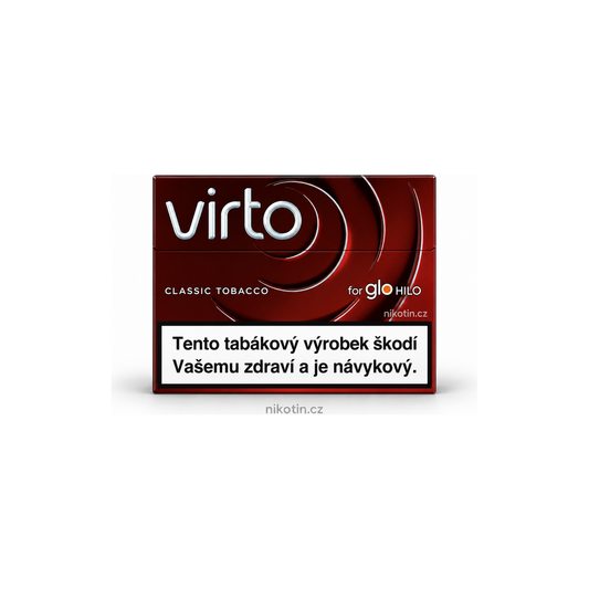 Virto Classic Tobacco klasické tabákové náplně pro glo HILO – krabička s 20 náplněmi
