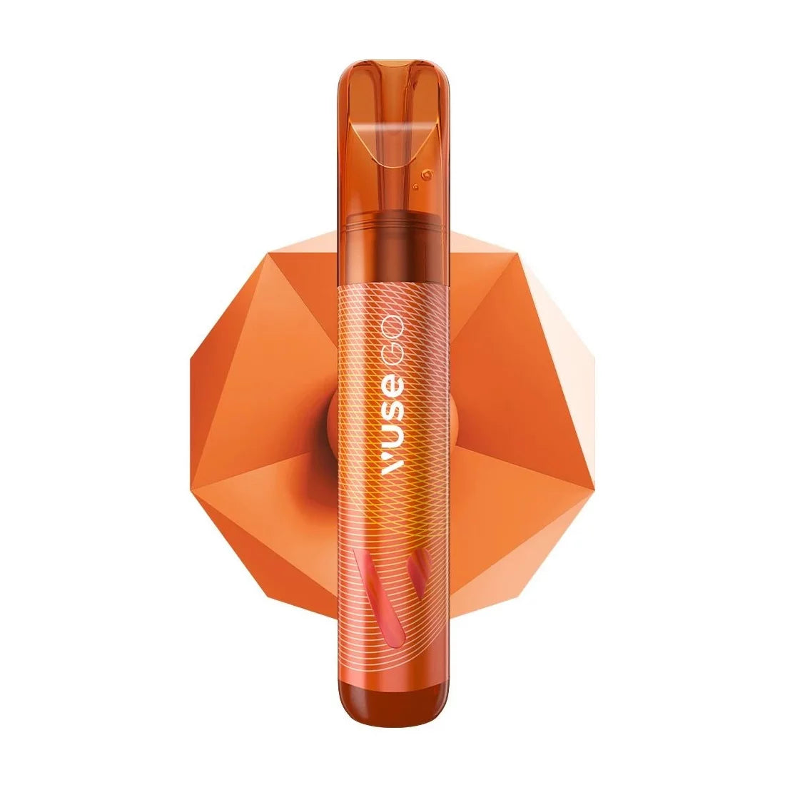 Jednorázová elektronická cigareta Vuse GO 1000 Classic Peach s příchutí sladké broskve, 18 mg nikotinu